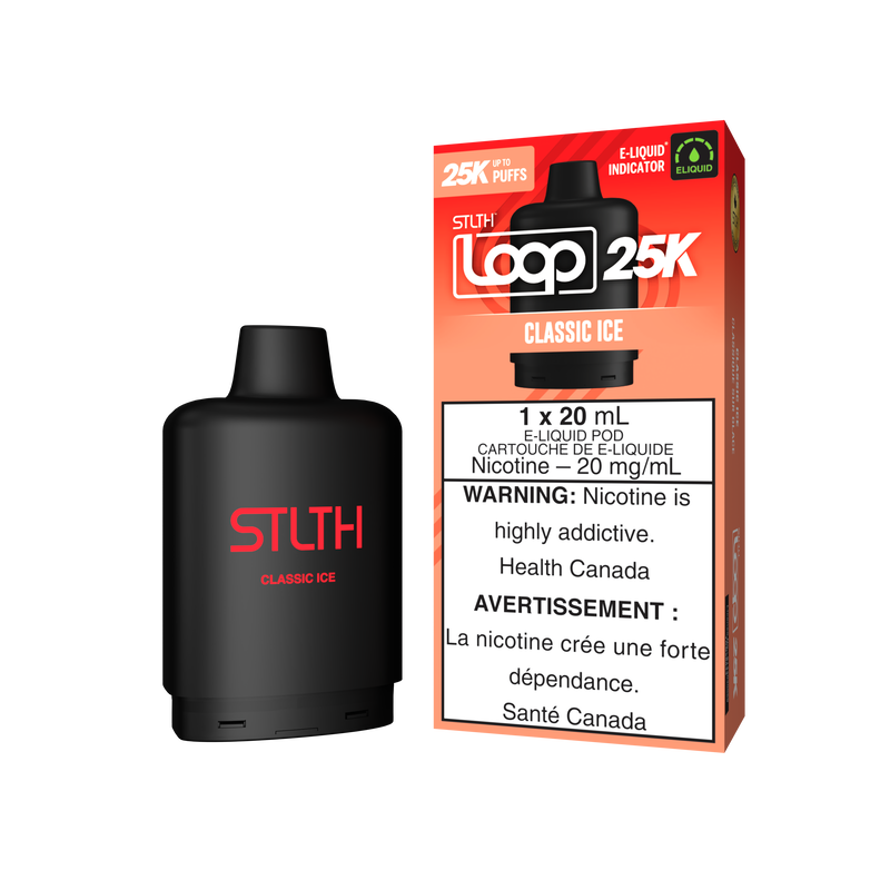 CLASSIC ICE - STLTH LOOP 25K (20mL) (ONTARIO)
