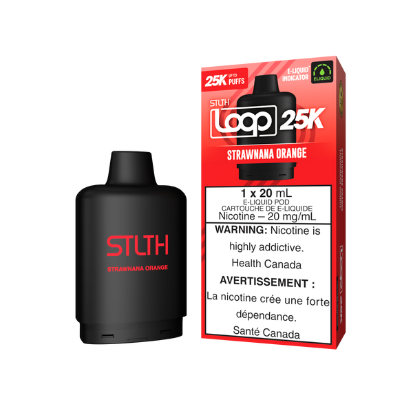 STRAWNANA ORANGE - STLTH LOOP 25K (20mL) (ONTARIO)