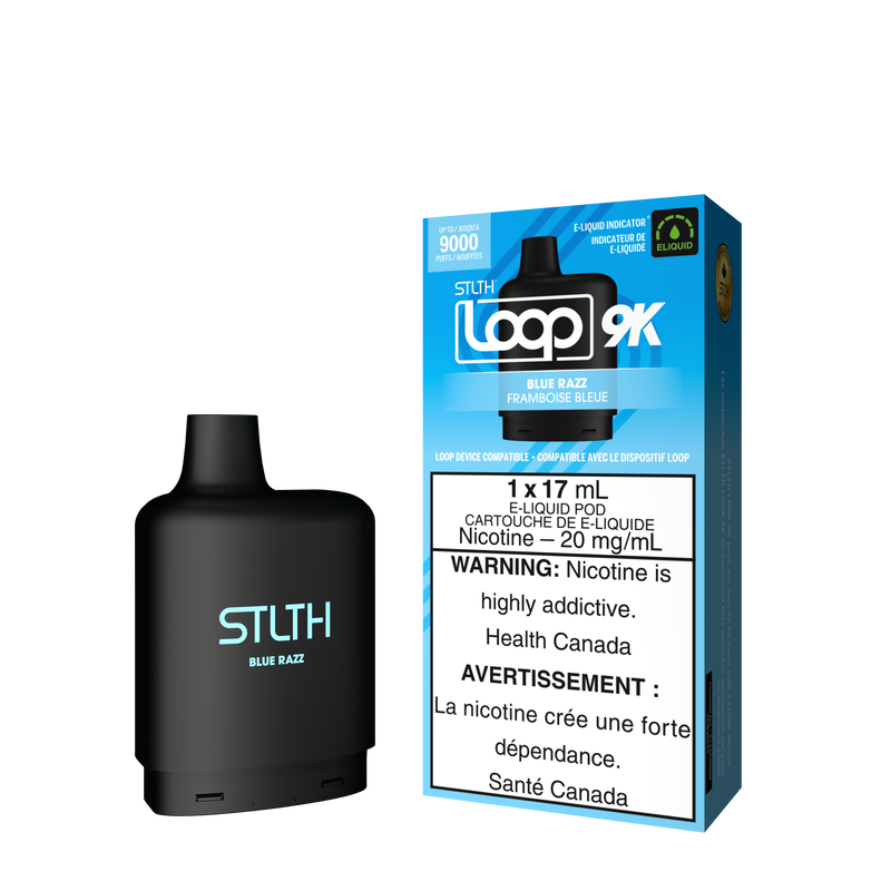 STLTH LOOP 9K POD - BLUE RAZZ