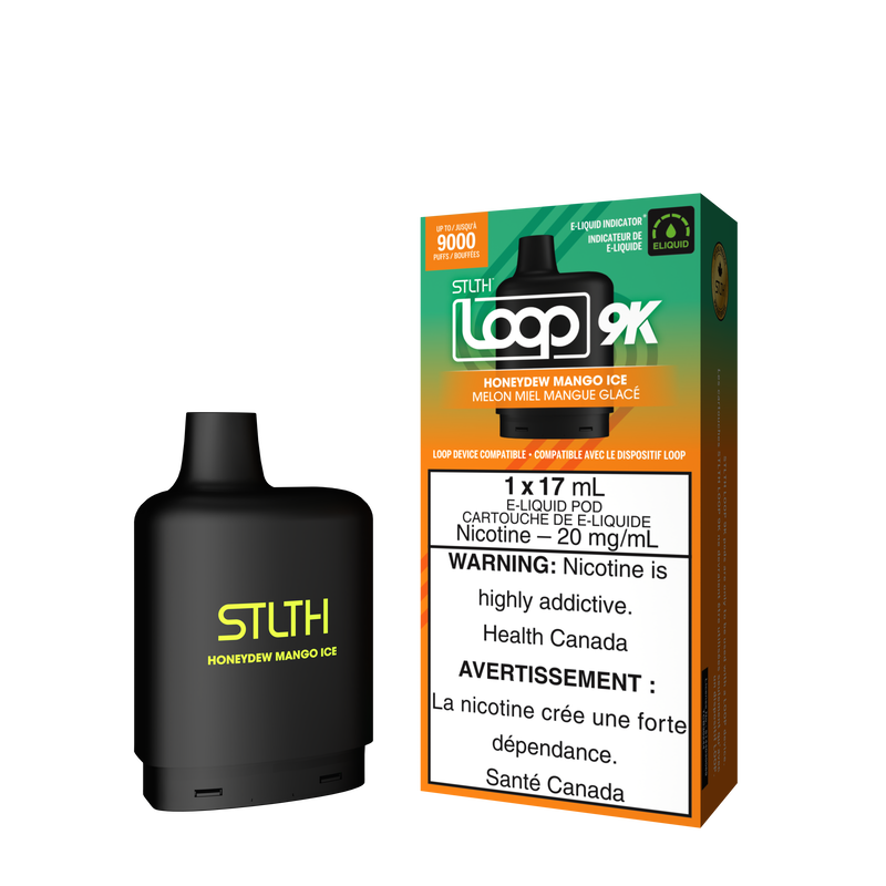 STLTH LOOP 9K POD - HONEYDEW MANGO ICE