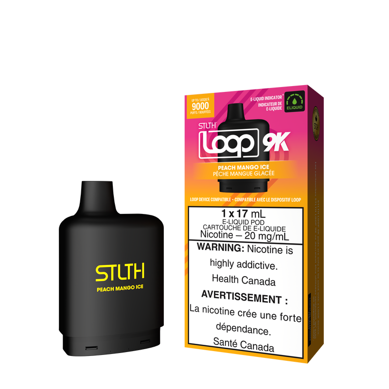 STLTH LOOP 9K POD - PEACH MANGO ICE