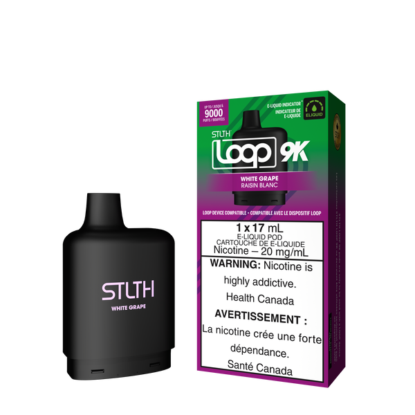 STLTH LOOP 9K POD - WHITE GRAPE