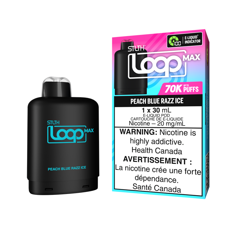 PEACH BLUE RAZZ ICE - STLTH LOOP MAX (30mL) (ONTARIO)