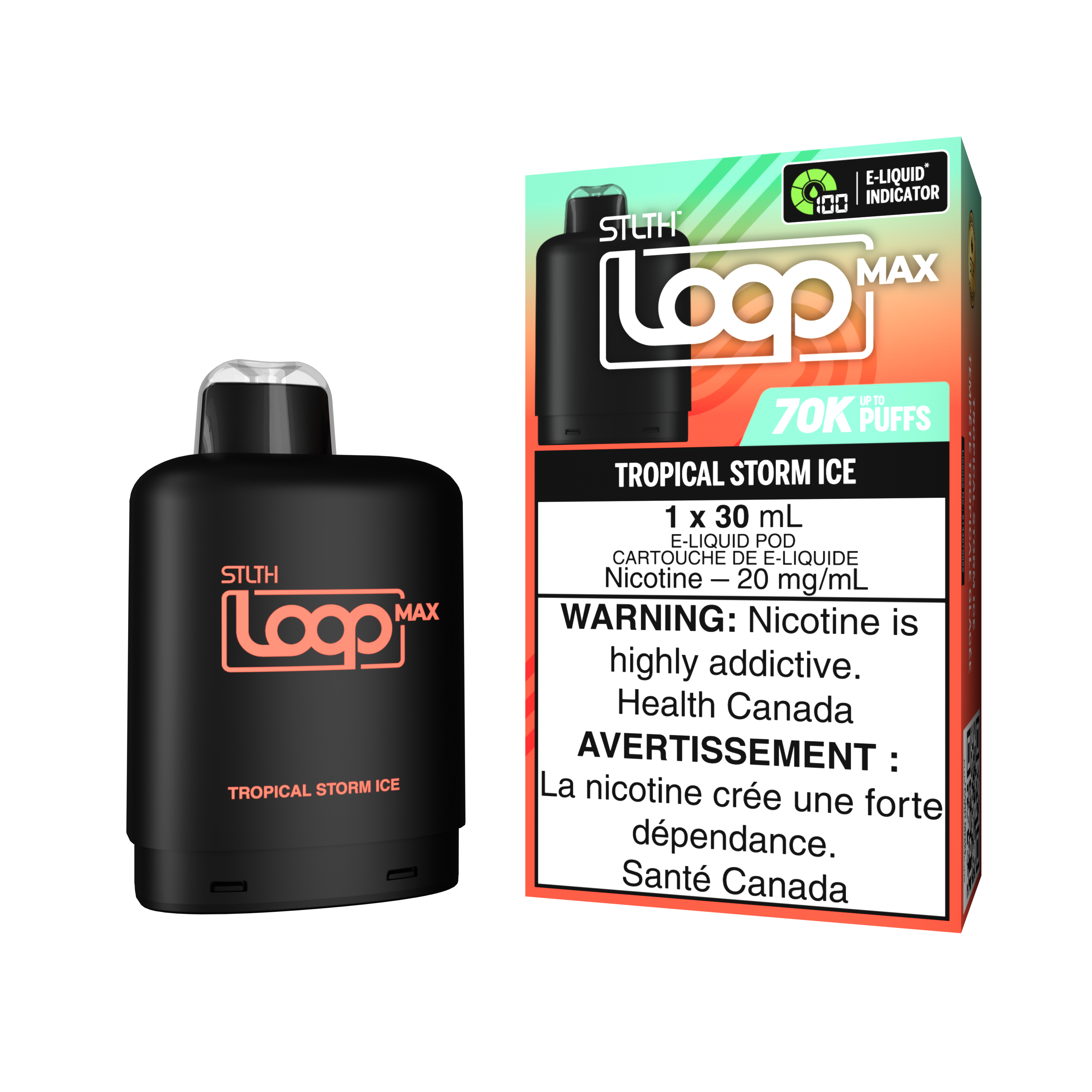 TROPICAL STORM ICE - STLTH LOOP MAX (30mL) (ONTARIO)