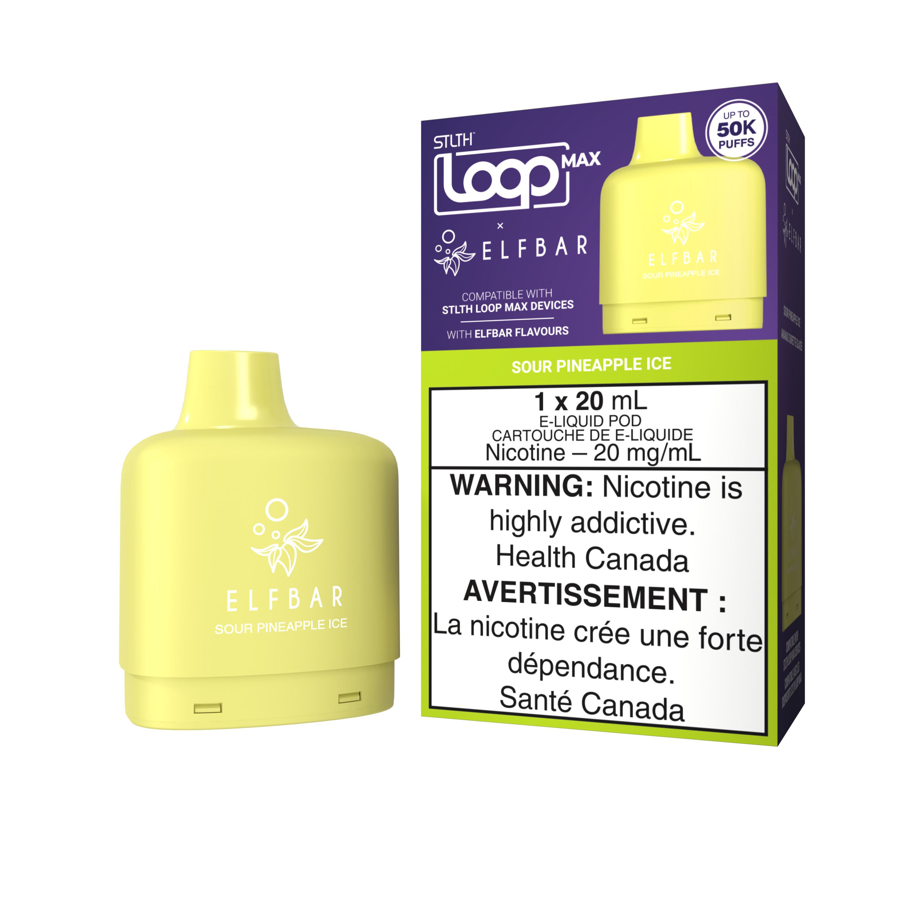 Loop Max x Elfbar Pod - Sour Pineapple Ice