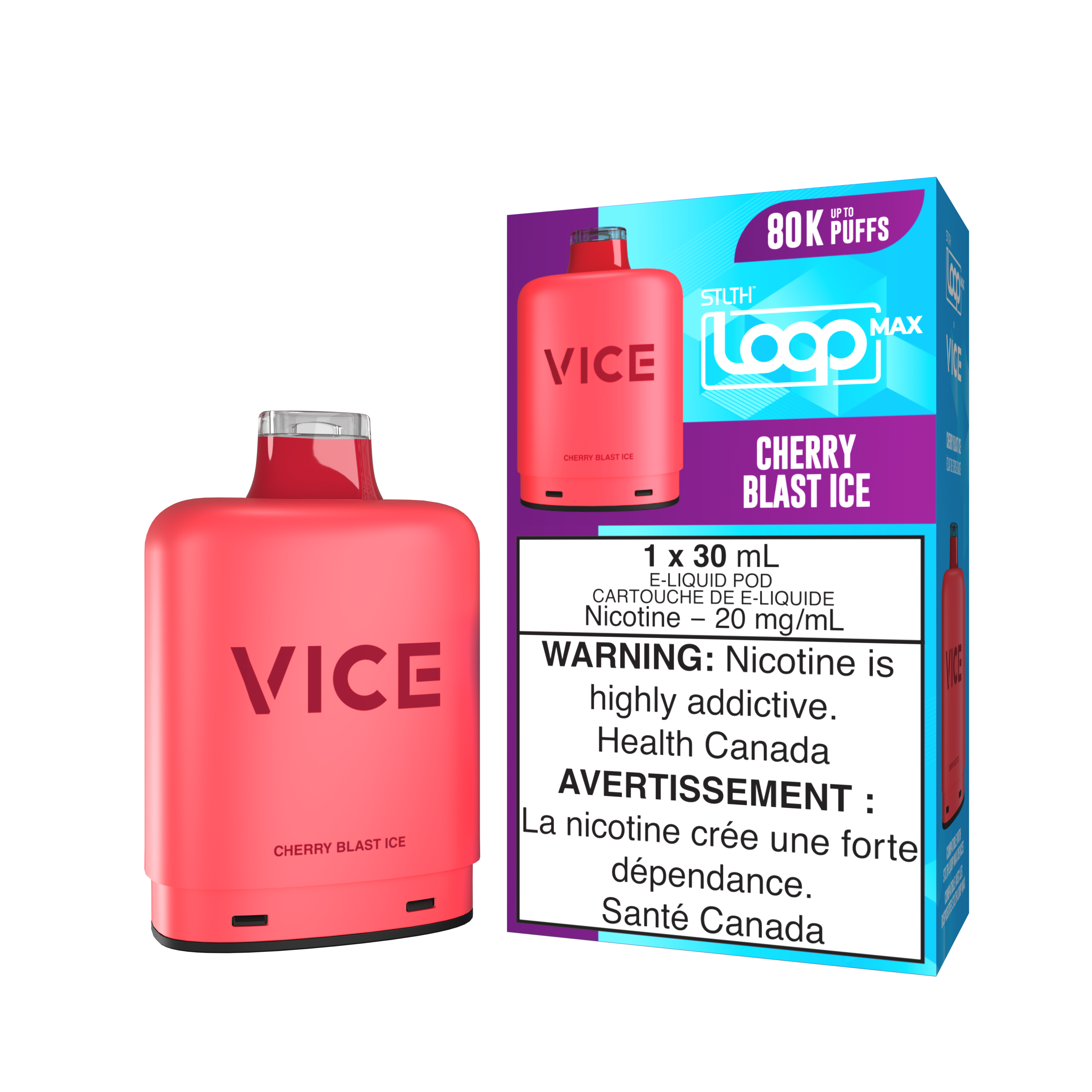 CHERRY BLAST ICE - STLTH LOOP MAX X VICE (30mL) *LOOP MAX DEVICE REQUIRED*