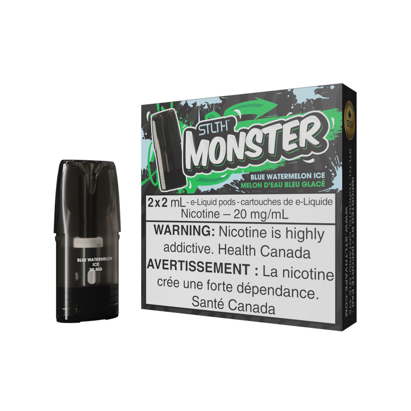 STLTH MONSTER POD PACK BLEU Pastèque GLACE