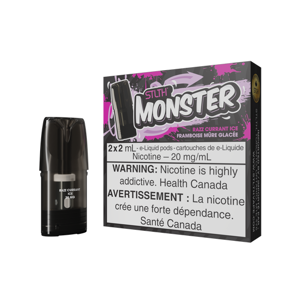 STLTH MONSTER POD PACK RAZZ GLACE AU CURRANT