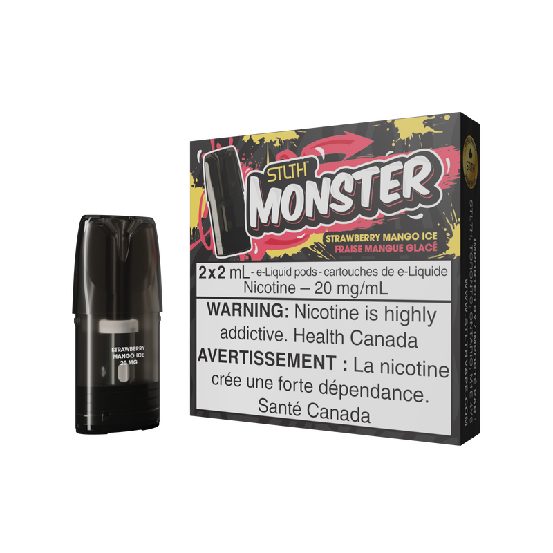 STLTH MONSTER POD PACK STRAWBERRY MANGO ICE