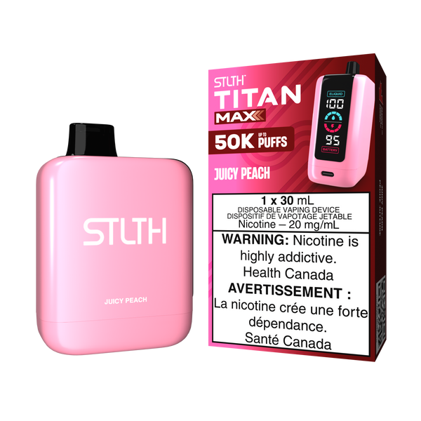 JUICY PEACH - STLTH TITAN MAX DISPOSABLE (30mL) (ONTARIO)