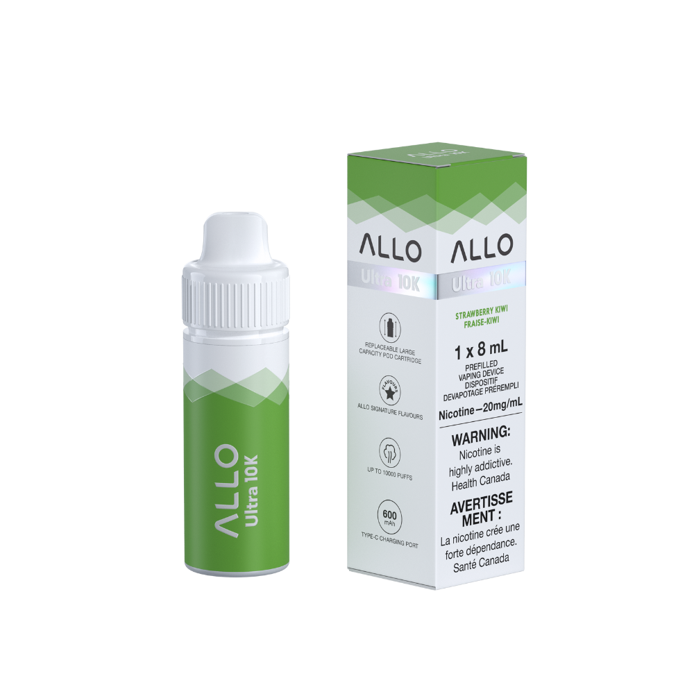 STRAWBERRY KIWI - ALLO ULTRA 10K (8mL) (DEVICE & POD KIT)