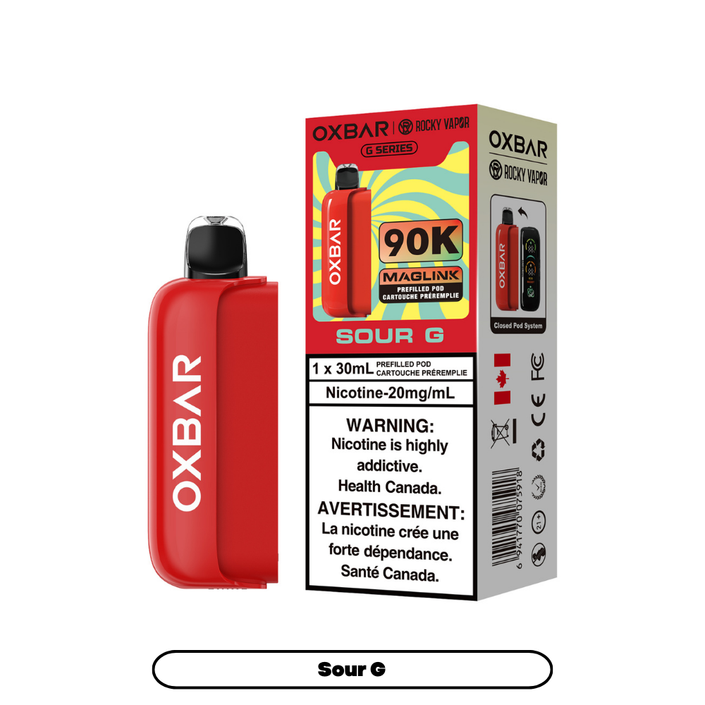 SOUR G - OXBAR MAGLINK (POD ONLY, MAGLINK DEVICE REQUIRED) (30mL)