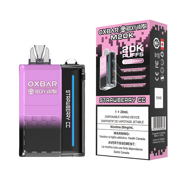 FRAISE CC - OXBAR M20K PAR ROCKY VAPOR