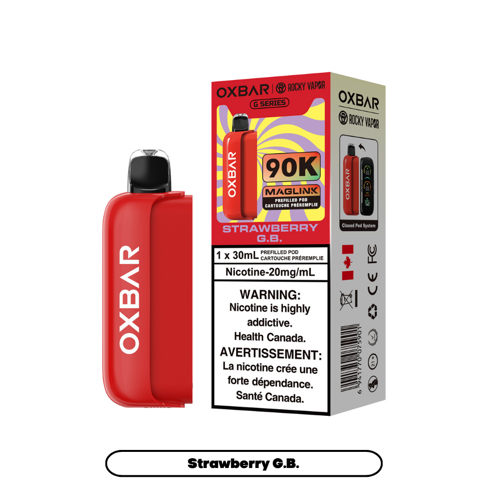 STRAWBERRY G.B. - OXBAR MAGLINK (POD ONLY, MAGLINK DEVICE REQUIRED) (30mL)