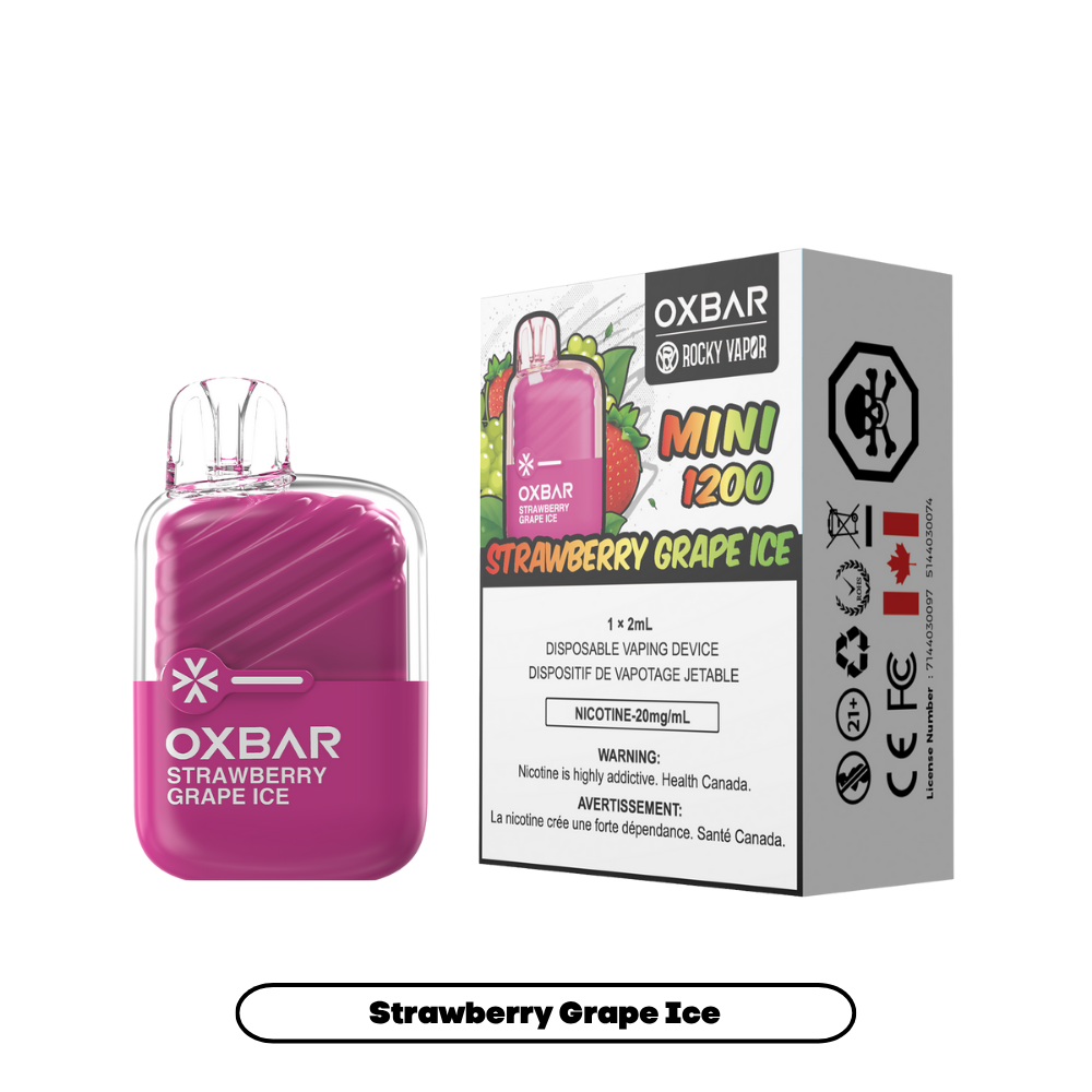 STRAWBERRY GRAPE ICE - OXBAR MINI 1200 (ONTARIO)