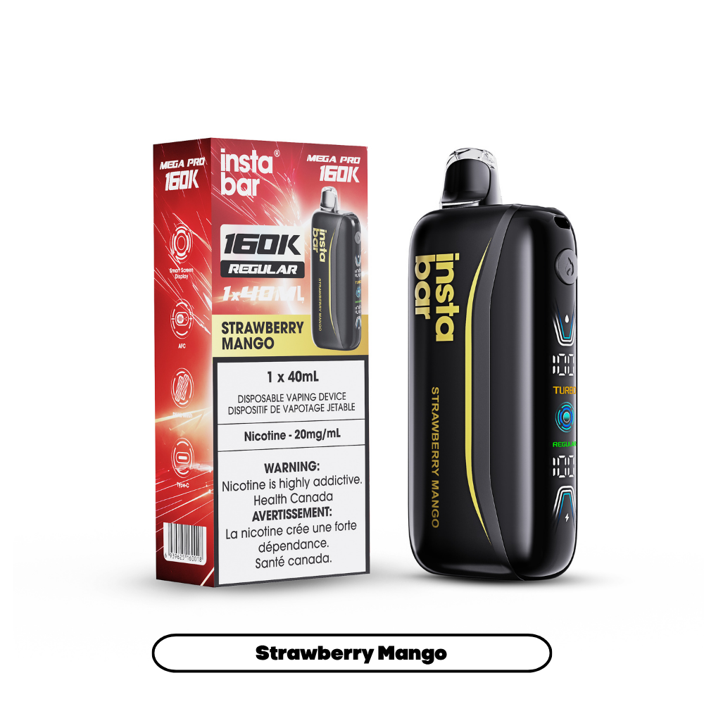 STRAWBERRY MANGO - INSTA BAR MEGA PRO 160K (40mL)