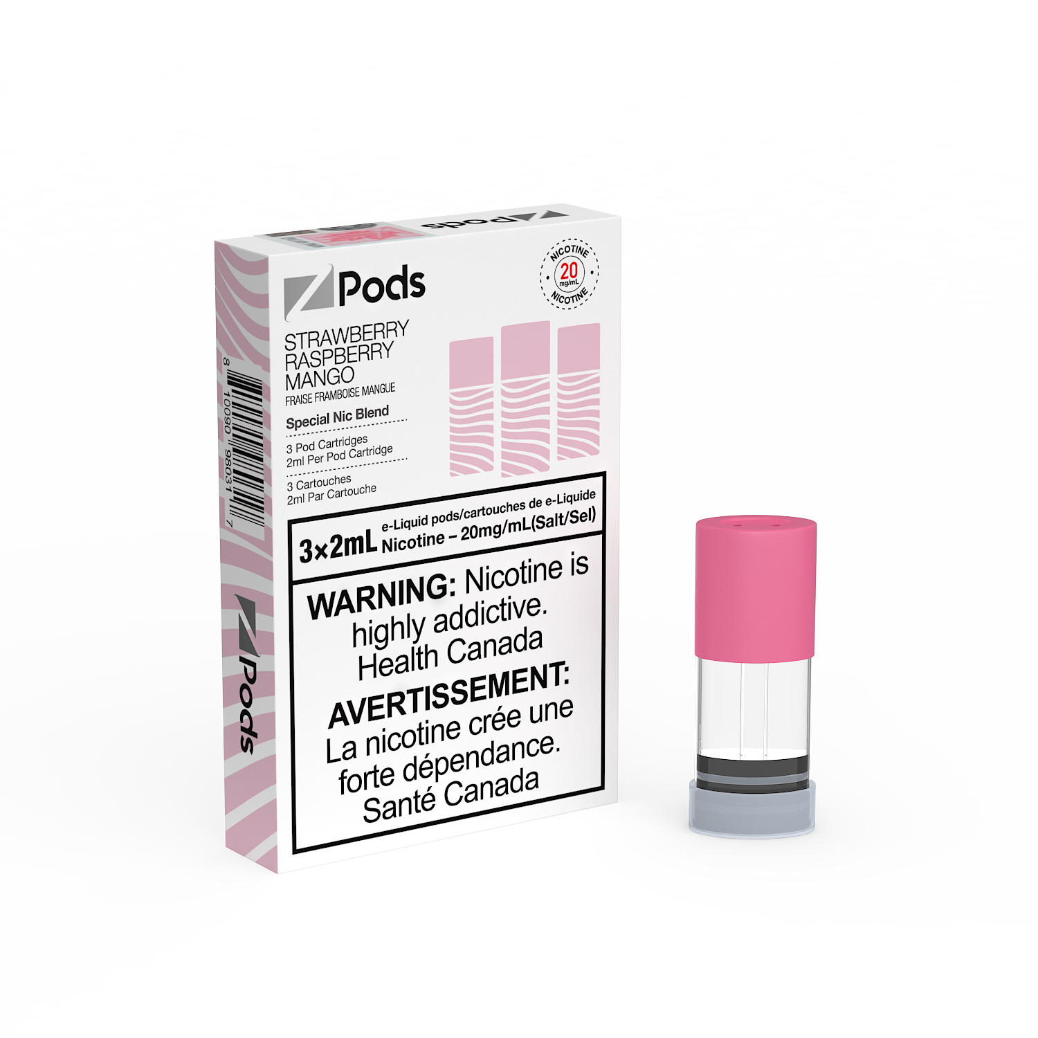 Z-PODS: STRAWBERRY RASPBERRY MANGO (ONTARIO)