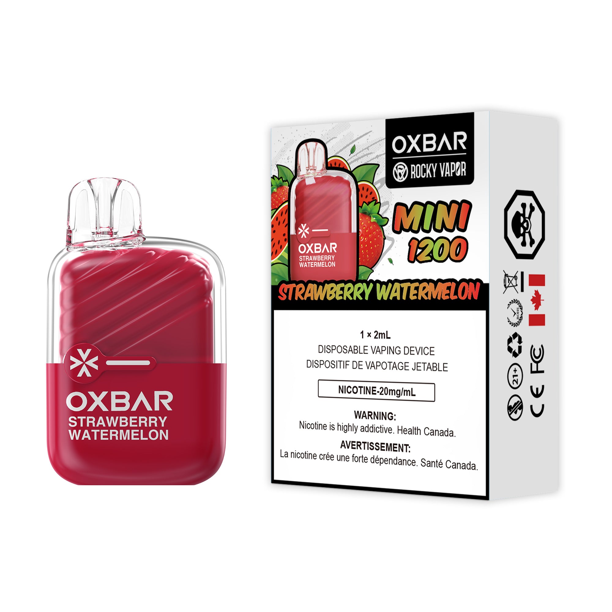 STRAWBERRY WATERMELON - OXBAR MINI 1200 (ONTARIO)