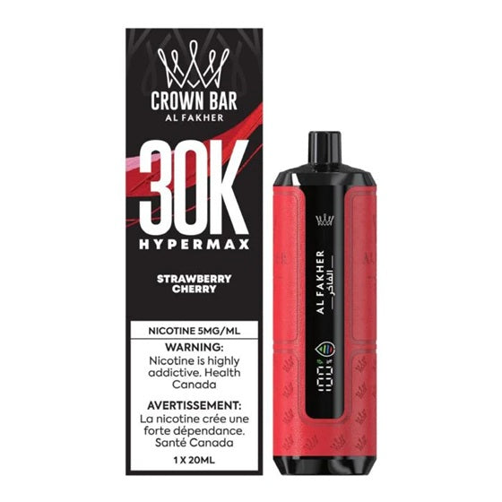 STRAWBERRY CHERRY - AL FAKHER 30K HYPER MAX DISPOSABLE (20mL) (ONTARIO)