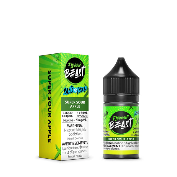 SUPER SOUR APPLE - FLAVOUR BEAST E LIQUID (30mL) (ONTARIO)