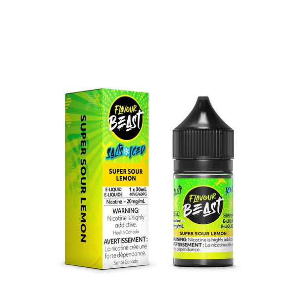 SUPER SOUR LEMON - FLAVOUR BEAST E LIQUID (30mL) (ONTARIO)
