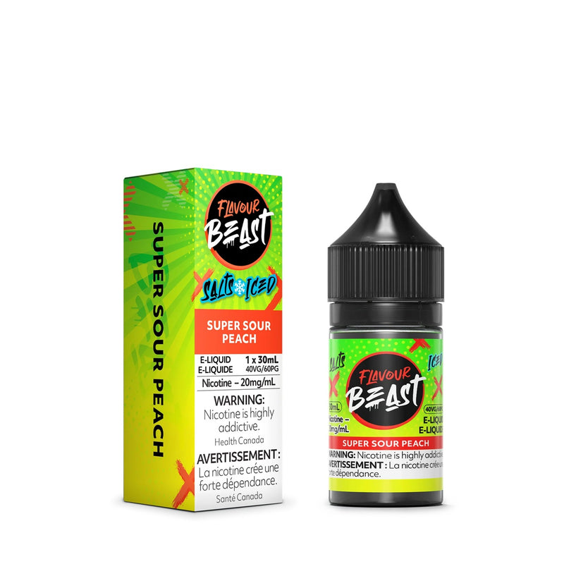 SUPER SOUR PEACH - FLAVOUR BEAST E LIQUID (30mL) (ONTARIO)