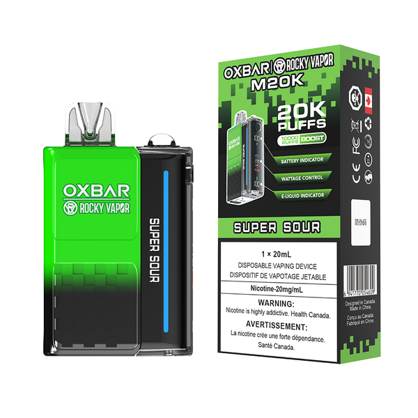 SUPER SOUR - OXBAR M20K BY ROCKY VAPOR