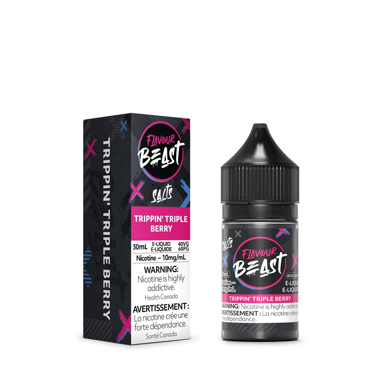 TRIPPIN' TRIPLE BERRY - FLAVOUR BEAST E LIQUID (30mL) (ONTARIO)