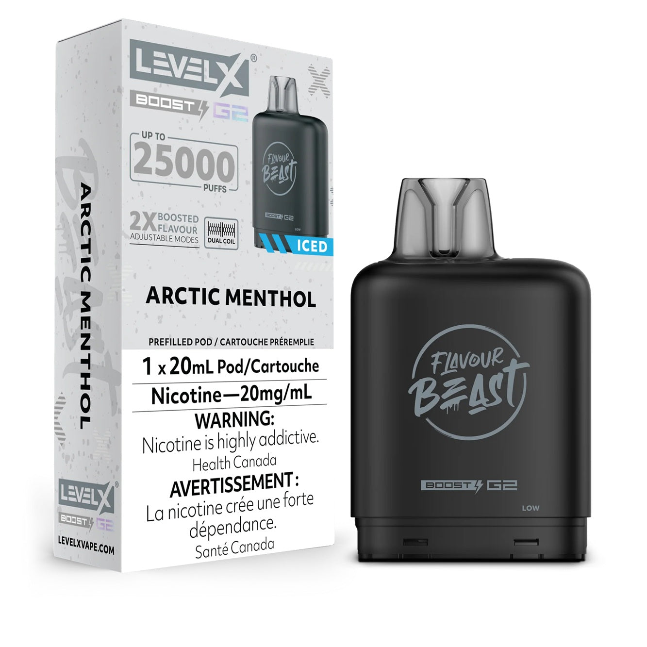ARCTIC MENTHOL - LEVEL X FB BOOST (20mL) (ONTARIO)