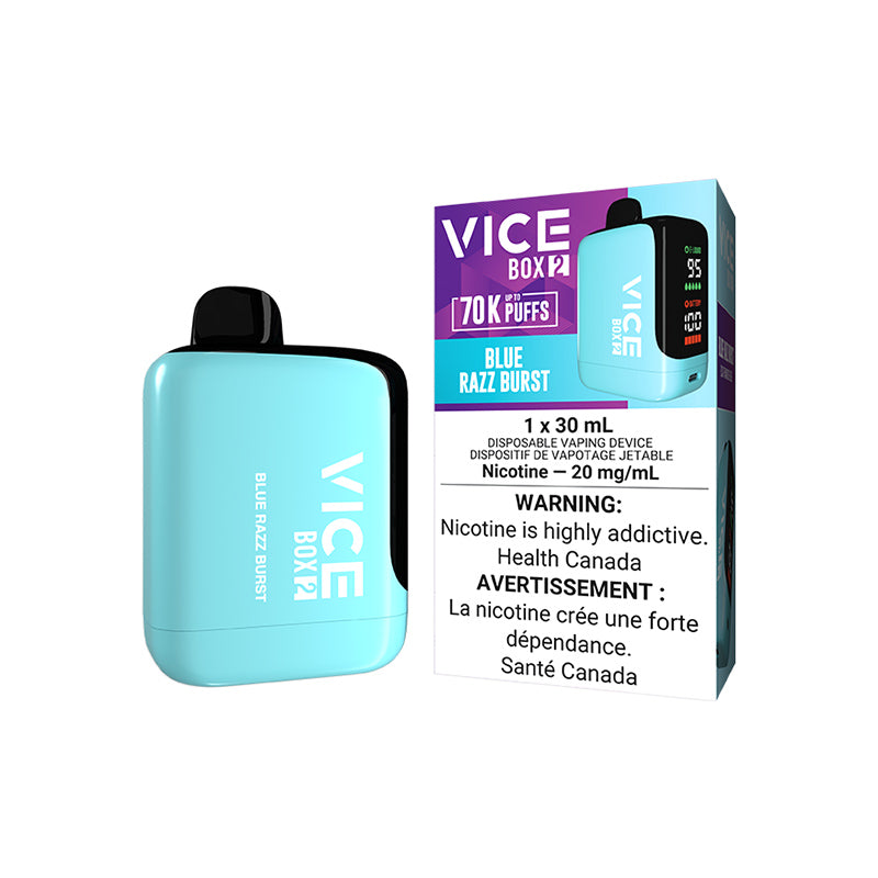 BLUE RAZZ BURST - VICE BOX 2 DISPOSABLE (ONTARIO)