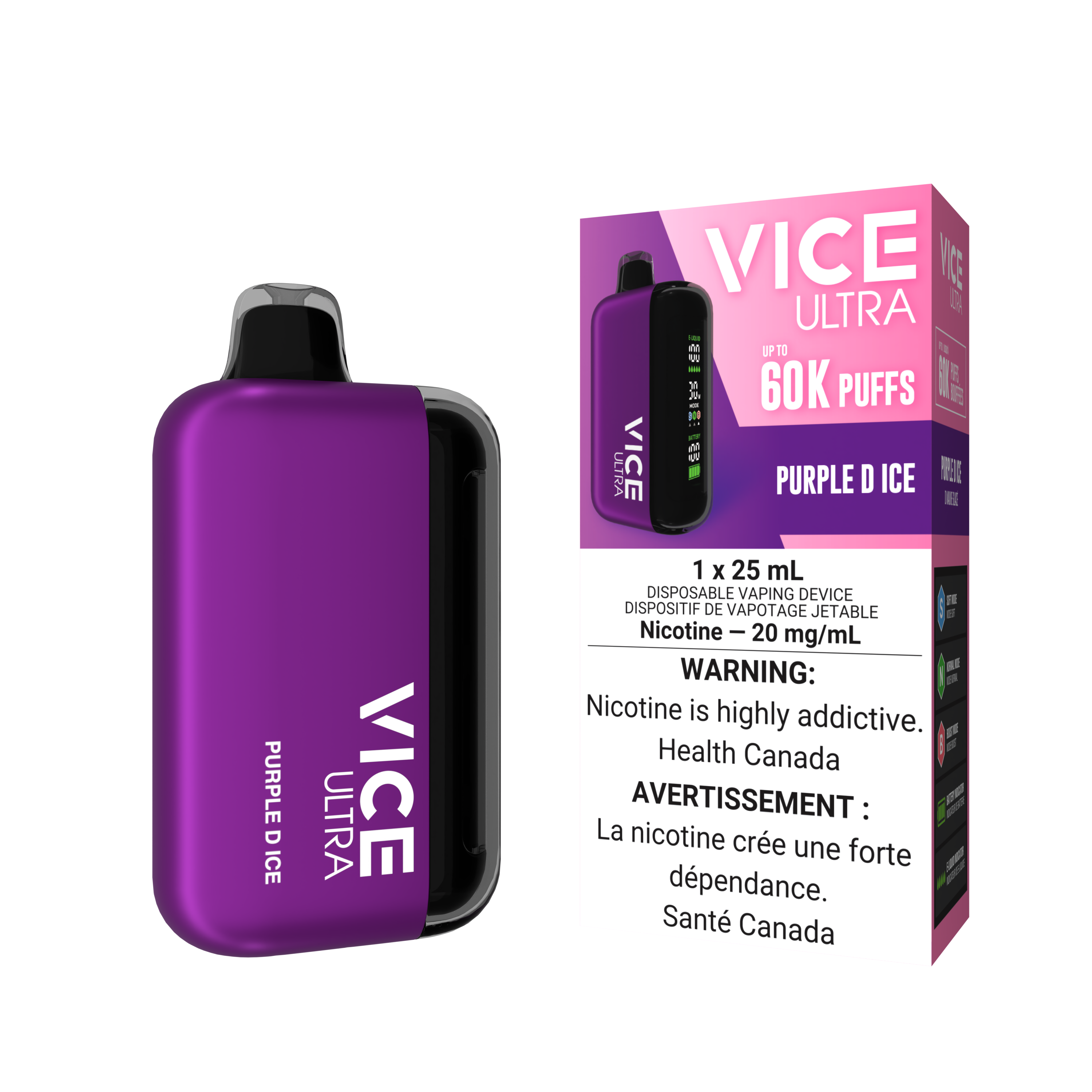 PURPLE D ICE - VICE ULTRA DISPOSABLE (ONTARIO)
