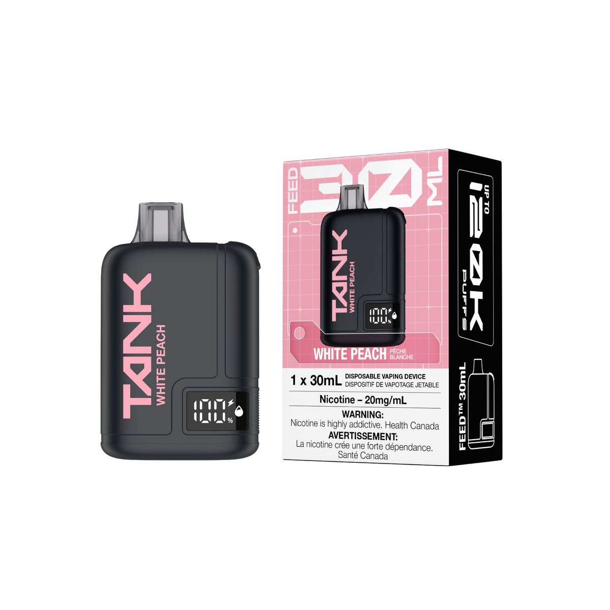 WHITE PEACH - FEED TANK 120K (30mL)