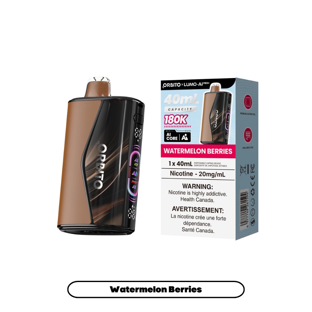 WATERMELON BERRIES - ORBITO LUMO AI PRO+ 180K (40mL)