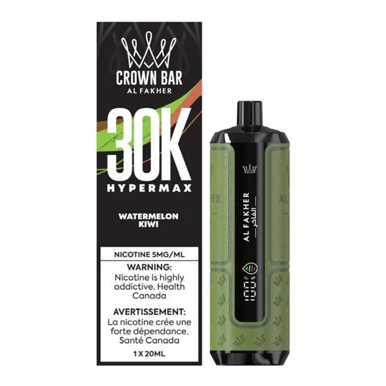 WATERMELON KIWI - AL FAKHER 30K HYPER MAX DISPOSABLE (20mL) (ONTARIO)