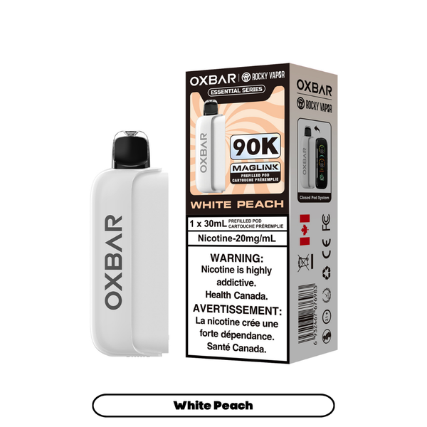 WHITE PEACH - OXBAR MAGLINK *HYBRID DISPOSABLE* (POD ONLY) (30mL)