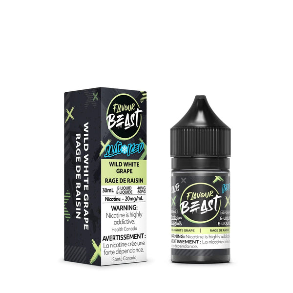 WILD WHITE GRAPE ICED - FLAVOUR BEAST E LIQUID (30mL) (ONTARIO)
