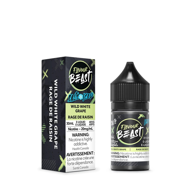 WILD WHITE GRAPE ICED - FLAVOUR BEAST E LIQUID (30mL) (ONTARIO)