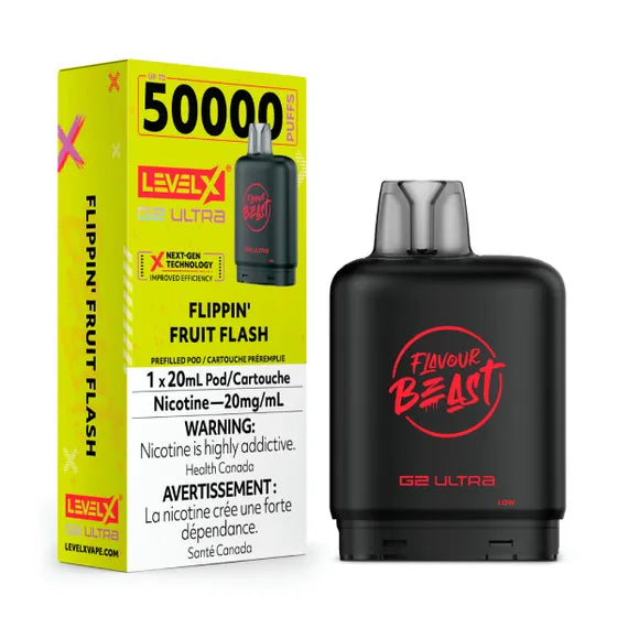 FLIPPIN' FRUIT FLASH - FLAVOUR BEAST LEVEL X G2 ULTRA (20mL) (ONTARIO)