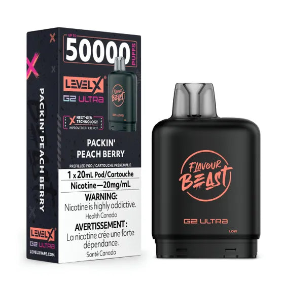 PACKIN' PEACH BERRY - FLAVOUR BEAST LEVEL X G2 ULTRA (20mL) (ONTARIO)