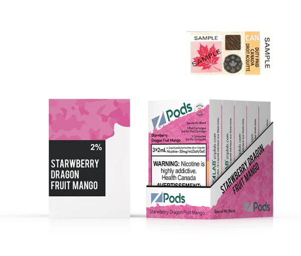 Z-PODS: STRAWBERRY DRAGON FRUIT MANGO (ONTARIO)