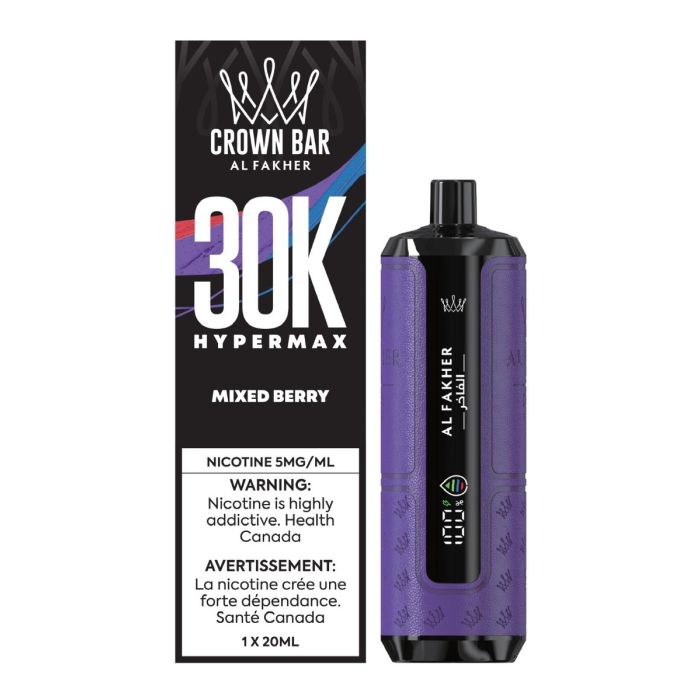 MIXED BERRY - AL FAKHER 30K HYPER MAX DISPOSABLE (20mL) (ONTARIO)