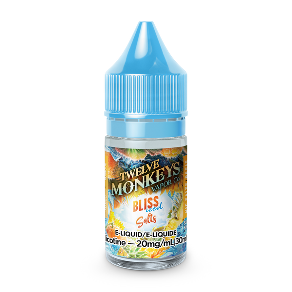 TWELVE MONKEYS ICE AGE SALTS - BLISS ICED (30mL)