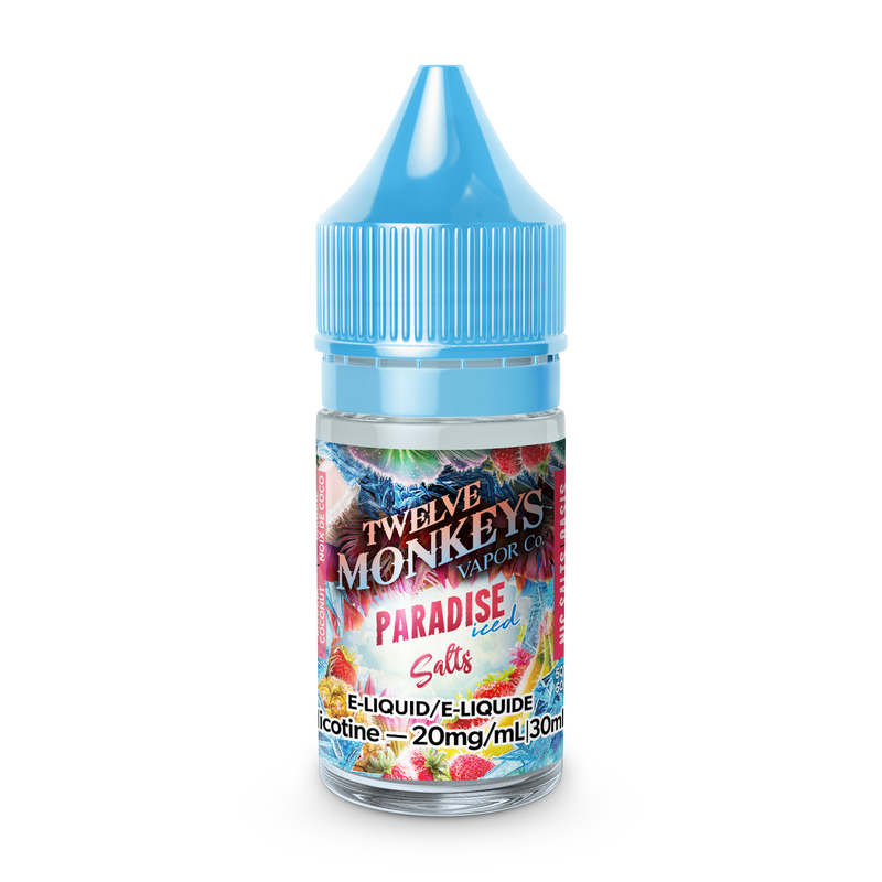 TWELVE MONKEYS ICE AGE SALTS - PARADISE ICED (30mL) (ONTARIO)