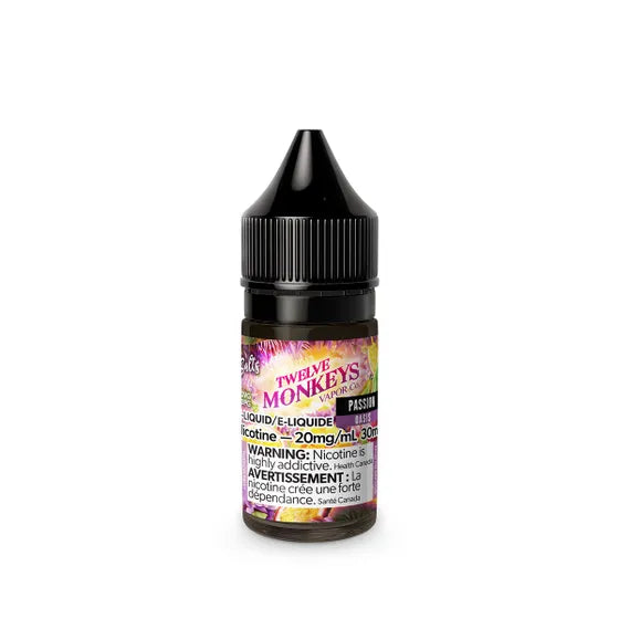 TWELVE MONKEYS SALTS - PASSION (30mL) (ONTARIO)