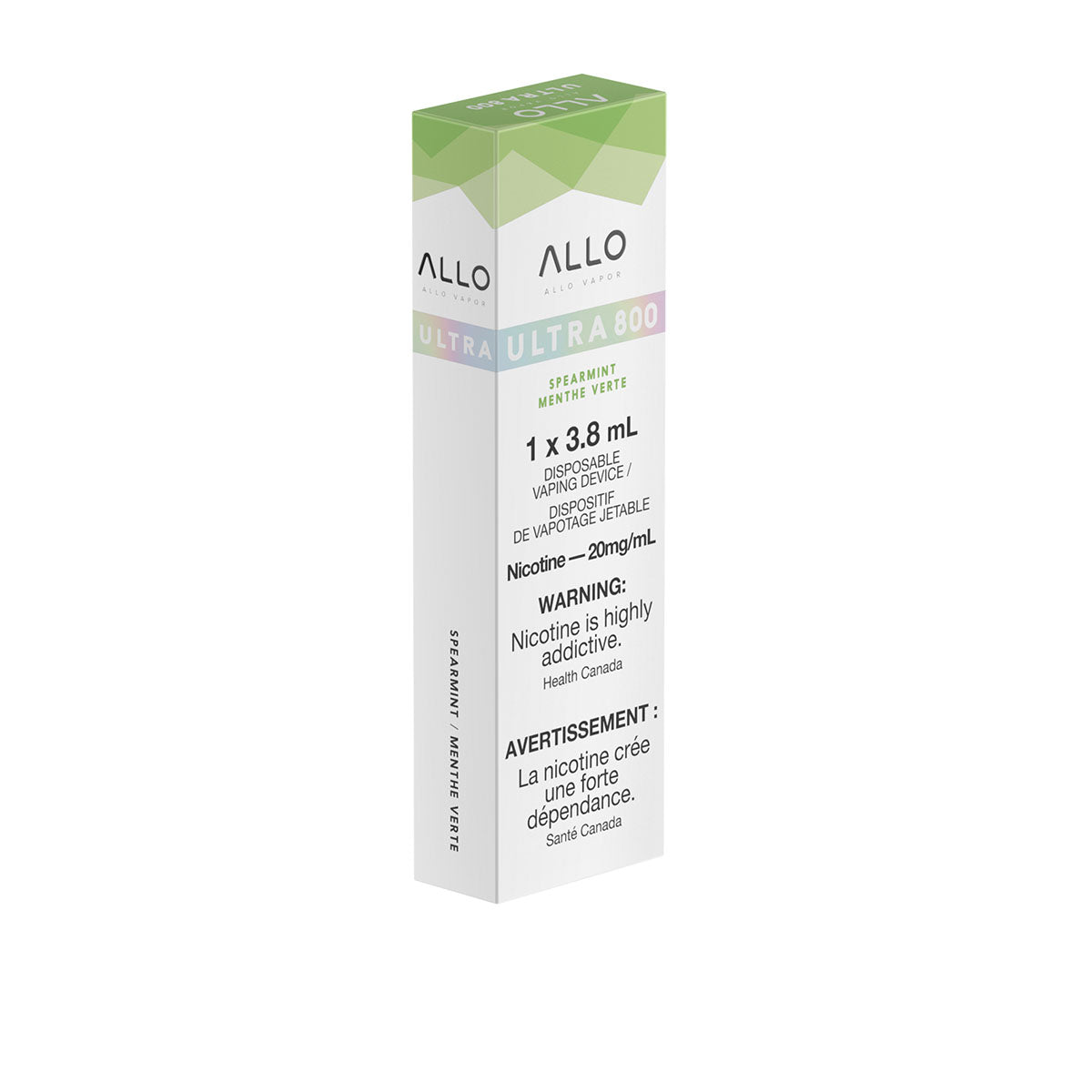 ALLO ULTRA 800 - SPEARMINT (ONTARIO)
