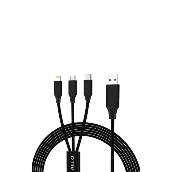 ALLO 3 IN 1 USB CHARGING CABLE