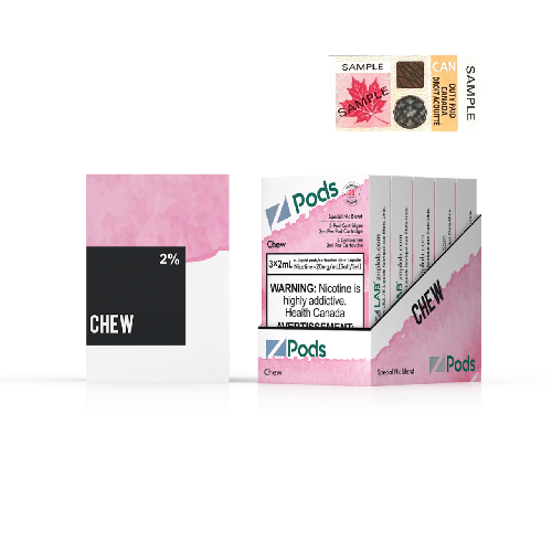 Z-PODS: CHEW / PINK GLUBULE (ONTARIO)