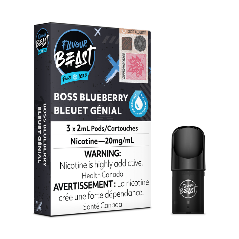 BOSS BLUEBERRY - FLAVOUR BEAST PODS