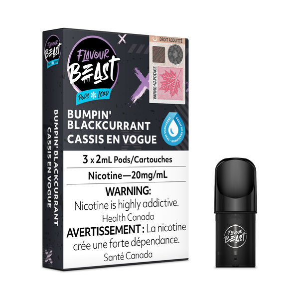 BUMPIN' BLACKCURRANT - FLAVOUR BEAST PODS
