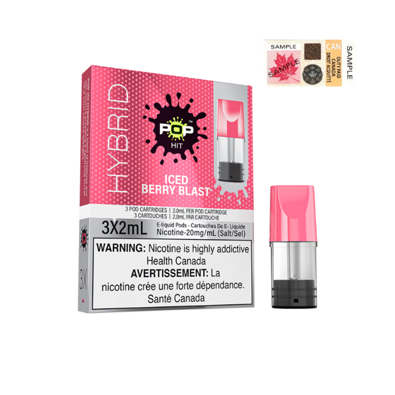 ICED BERRY BLAST - POP PODS HYBRID